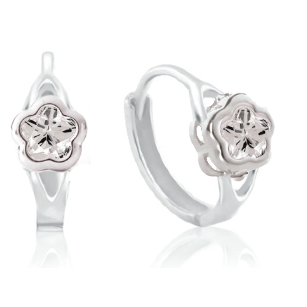 Boucles d'oreilles Flora FC-17-S chez Octeau Joaillier et Horloger