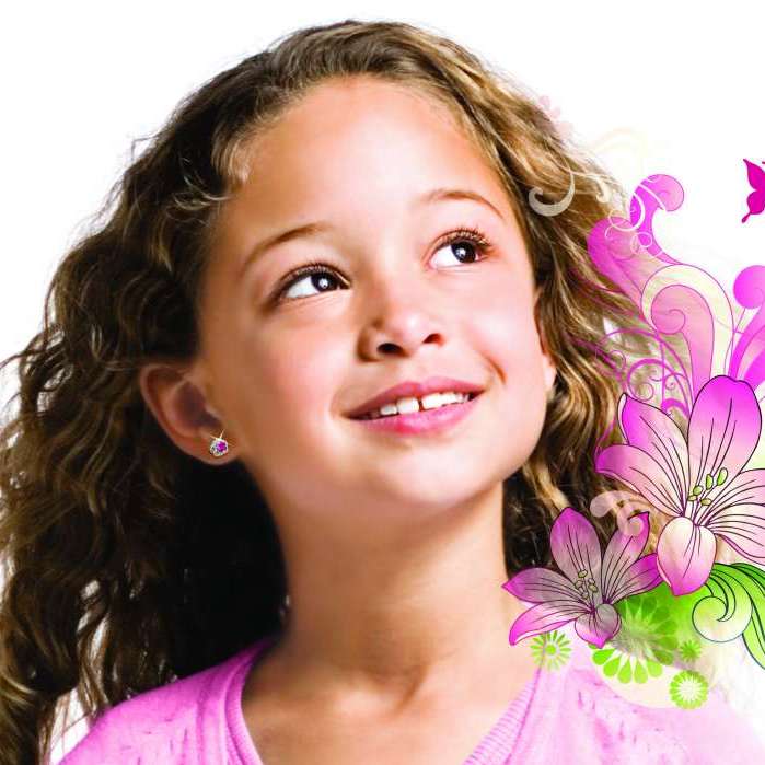 Boucle d'oreille en argent Flora modèle FC-05-S chez Octeau Joaillier et Horloger